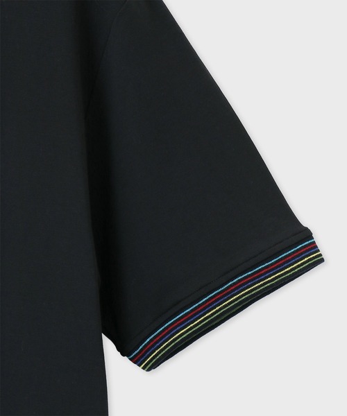 【Paul Smith】\"Sports Stripe\" リブ 半袖カットソー Paul Smith｜スポーツストライプリブ 半袖カットソー | Rakuten