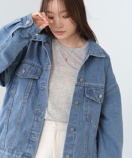 BAB（バブ） デニムジャケット gジャン ルーズデニムジャケット