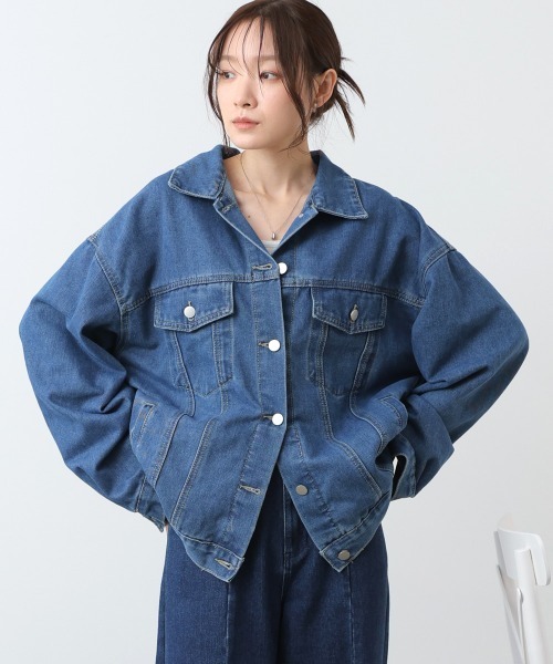 BAB（バブ） デニムジャケット gジャン ルーズデニムジャケット