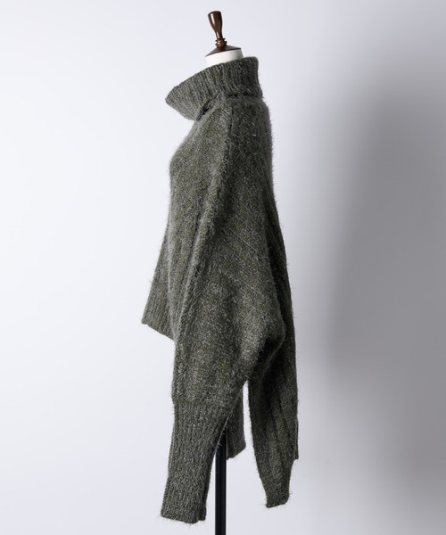 「LA BELLE ETUDE」 タートルネックニット FREE ロイヤルブルー レディース_画像6