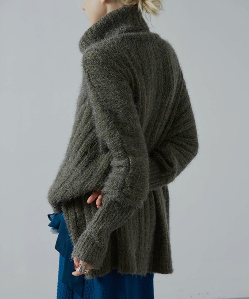 「LA BELLE ETUDE」 タートルネックニット FREE ロイヤルブルー レディース_画像9