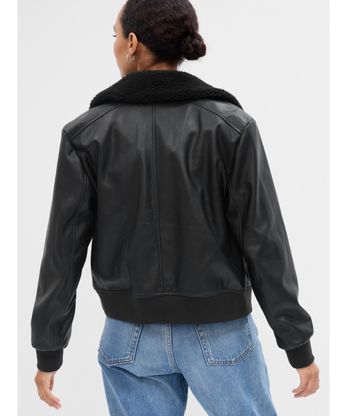 「GAP」 ブルゾン X-SMALL ブラック レディース_画像2