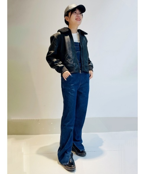 「GAP」 ブルゾン X-SMALL ブラック レディース_画像5