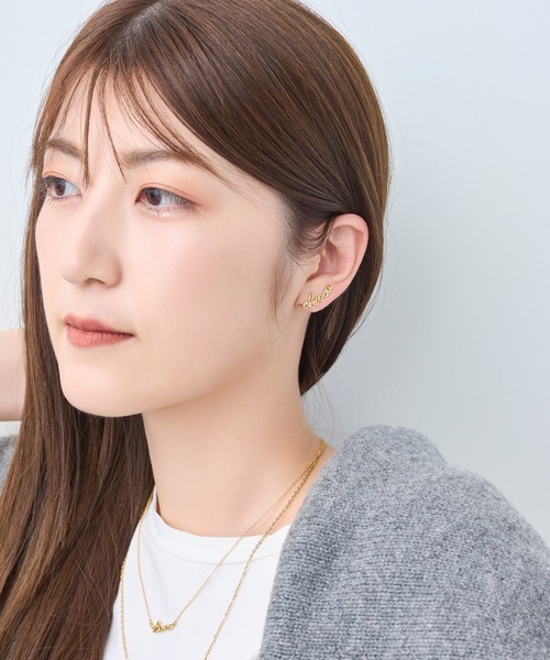 Phoebe（フィービー） ピアス ラッキーレターピアス＆イヤリング/片耳