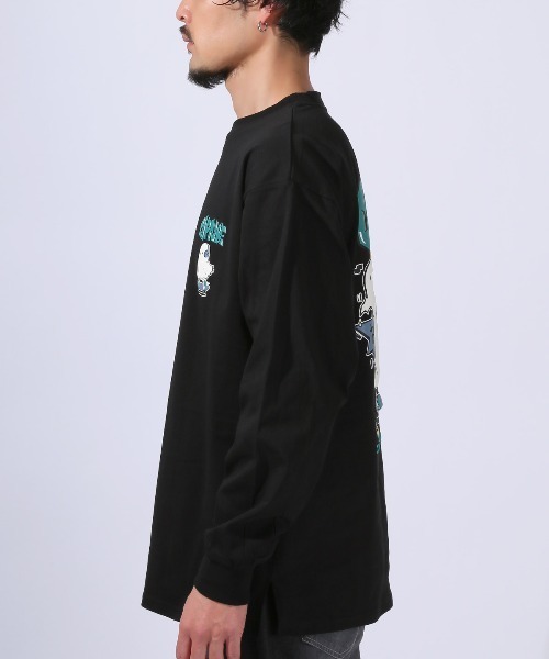【期間限定お値下げ】ハグオーワー　バルーンスリーブロングTシャツ　　カットソー Amazon.co.jp: プルオーバー 七分袖 無地 レディース クルー