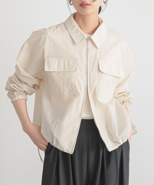 FENNEL シアーブルゾン♡新品未使用 for/c ブルゾン アウター 撥水ナイロンシアーブルゾン