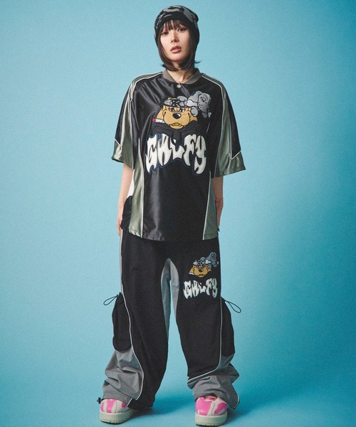 GALFY（ガルフィー） tシャツ GALFY-闇に争いしサイバーTee メンズ