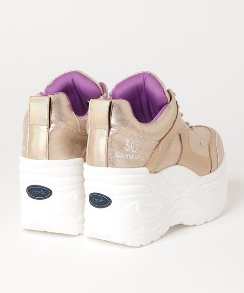 ヨースケ YOSUKE 厚底スニーカー レースアップ ハイソール レディース