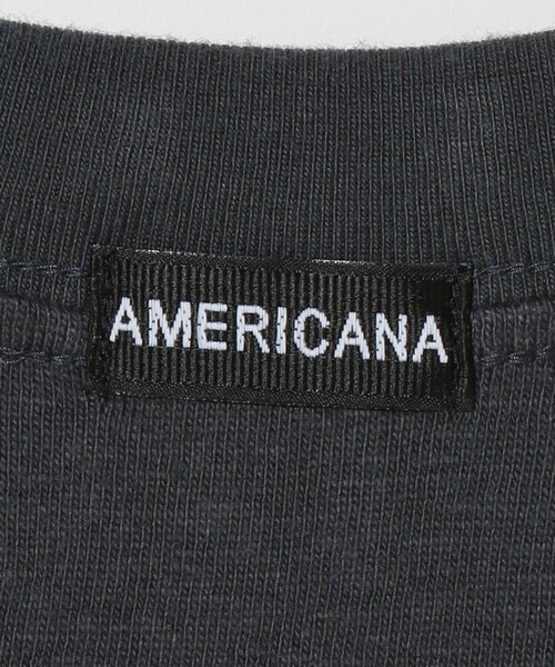 AMERICANA tシャツ 「Americana」ロゴプリント Tシャツ