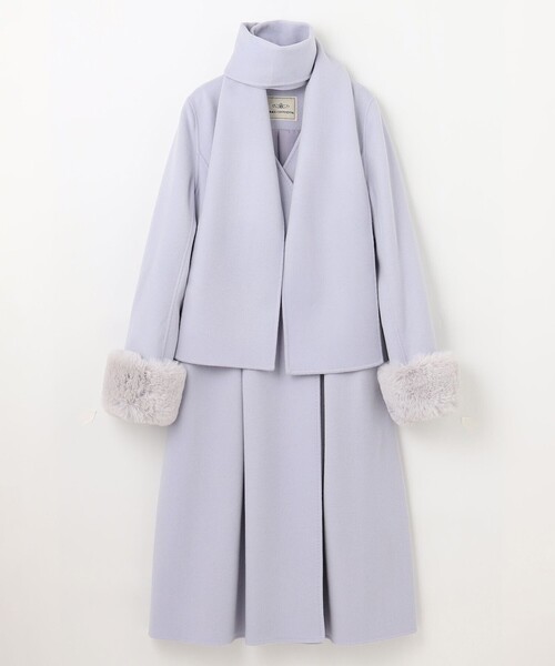 GRACE CONTINENTAL（グレースコンチネンタル） ノーカラーコート 36