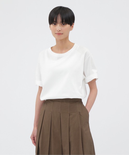 MHL.　レディース　シャツ　半袖　M　コットン100% MHL. tシャツ DRY COTTON JERSEY レディース : ZOZOTOWN Yahoo