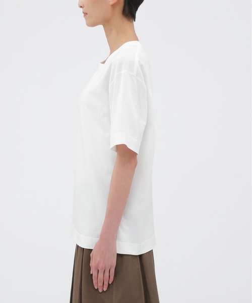 tシャツ LIGHT COTTON JERSEY TOP レディース MHL. tシャツ LIGHT COTTON JERSEY TOP レディース : ZOZOTOWN