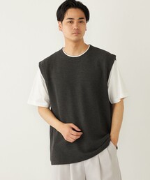 tシャツ SHIPS Colors:ベスト フェイクレイヤード Tシャツ メンズ｜ZOZOTOWN Yahoo!店