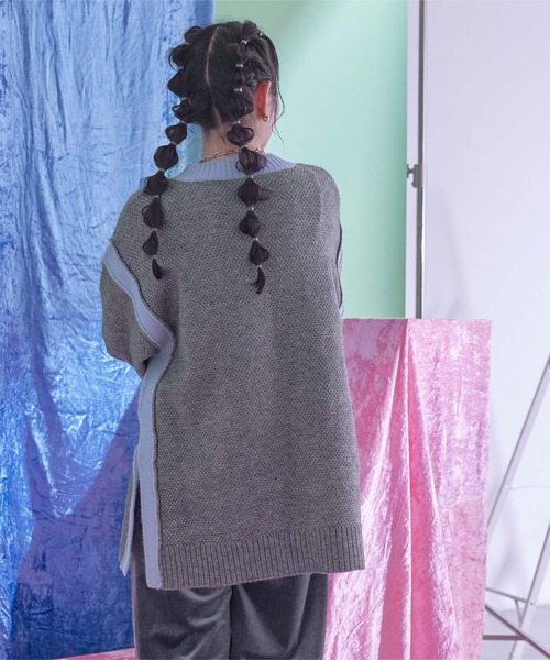 「miette」 長袖ニット FREE ベージュ レディース_画像2