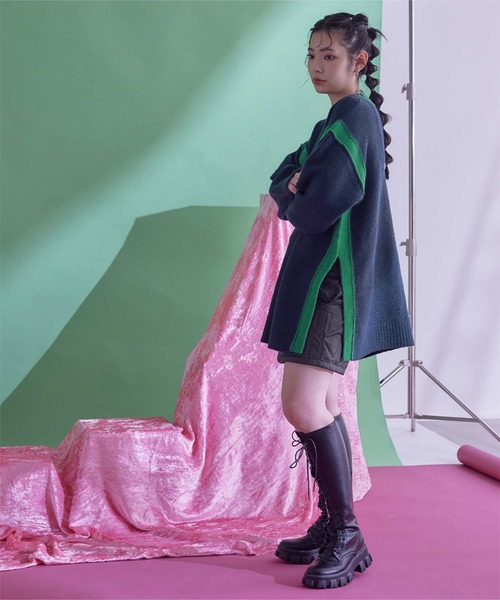 「miette」 長袖ニット FREE ベージュ レディース_画像8