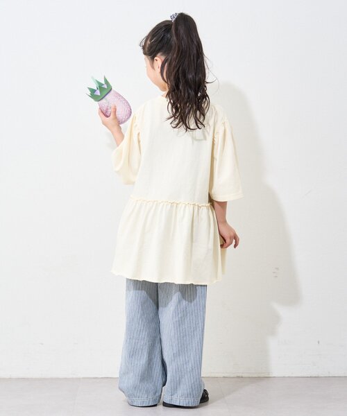 CIAOPANIC TYPY ワンピース 「KIDS」ピグメントパフスリーブ