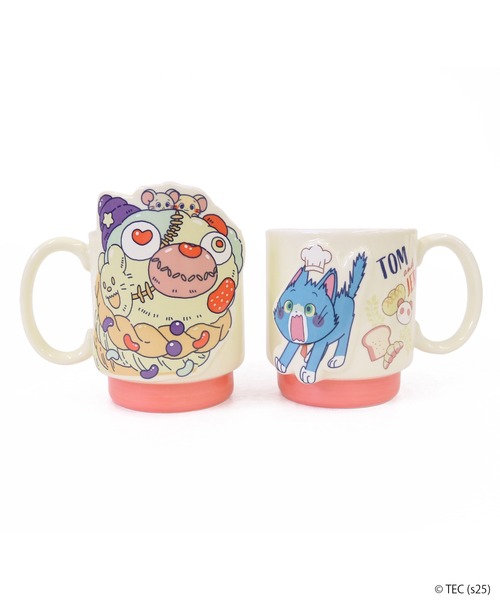 【新品未使用】　ヒグチユウコ　トムとジェリー　マグカップ　3個 トムとジェリー 3Dマグカップ3個セット - メルカリ