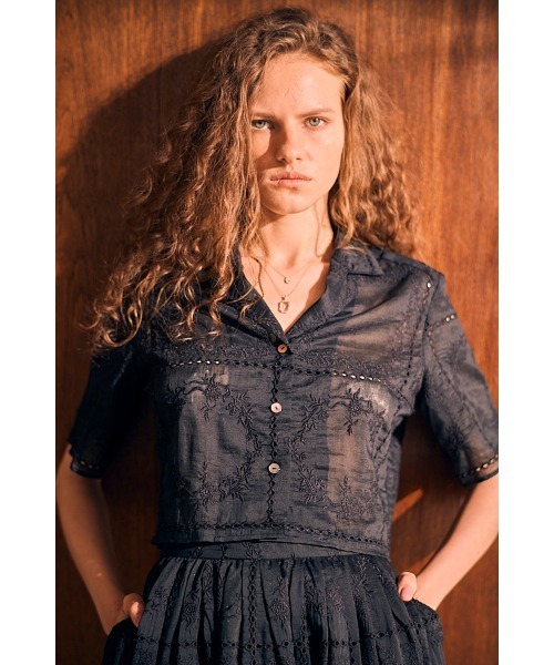 ブラウス シャツ Audrey Lace Shirt ハンカチーフレースシャツ レディース