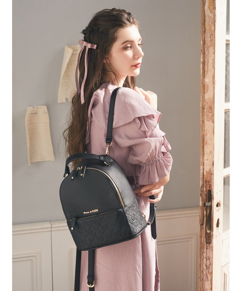 Maison de FLEUR 「Maison FLEUR」 リュック FREE ブラック