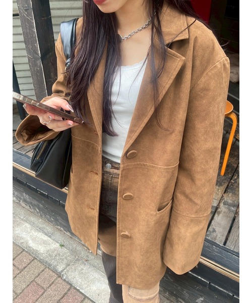 EVRIS（エヴリス） ジャケット テーラードジャケット 「スウェード