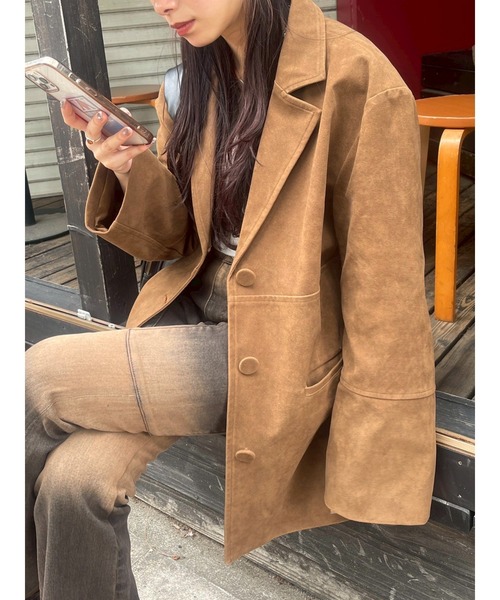 EVRIS（エヴリス） ジャケット テーラードジャケット 「スウェード