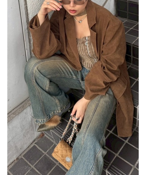 EVRIS（エヴリス） ジャケット テーラードジャケット 「スウェード