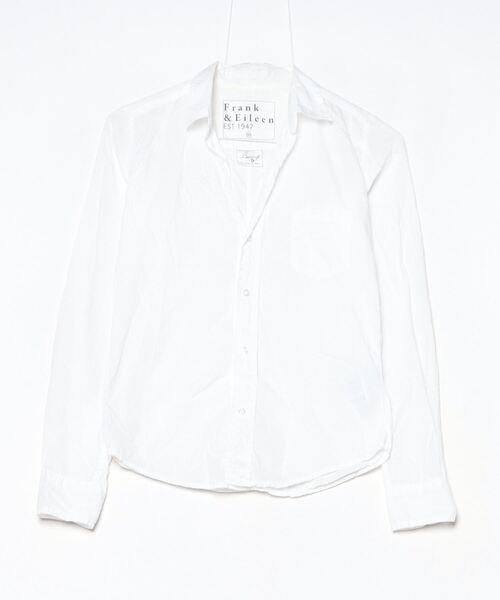 「Frank&Eileen」 7分袖シャツ XX-SMALL ホワイト レディース