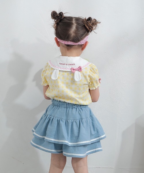 coeur a スカート マリンキュロット キッズ 子供服 女の子 : ZOZOTOWN