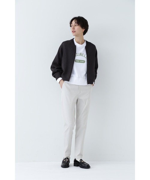 「human woman」 ニットカーディガン LARGE ブルー レディース