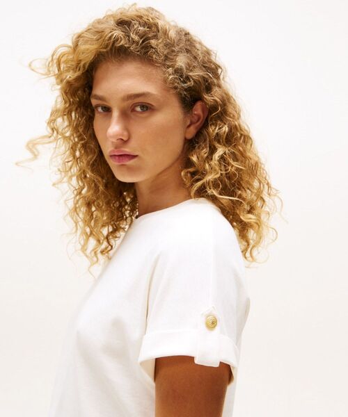 TOMMY HILFIGER（トミー・ヒルフィガー） tシャツ ゴールドボタン
