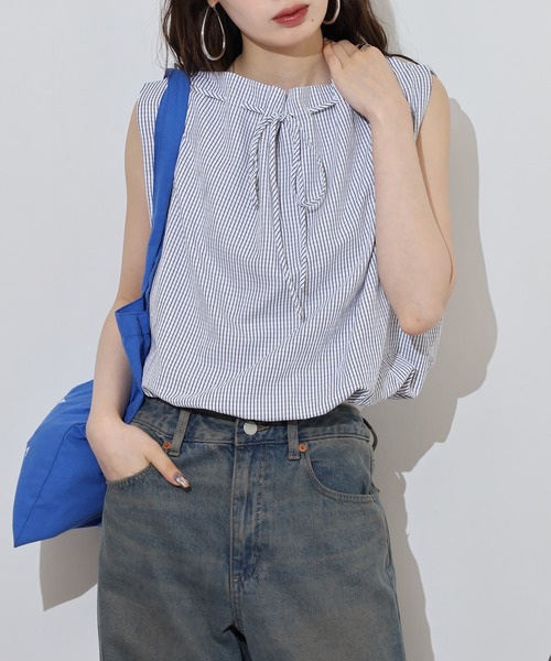 ブラウス シャツ je crois soi ノースリーブ　ブラウス レディース