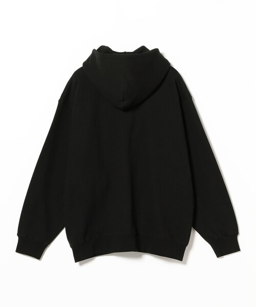 定価23100円　新品　BEAMS フルジップパーカー　黒　ブラック　L BEAMS（ビームス） パーカー フルフェイス ジップアップ フーディ