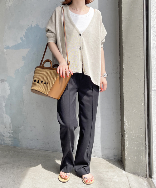 Spick＆Span タンクトップ ノースリーブ 「追加2」甘撚テレコ