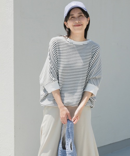 「URBAN RESEARCH DOORS」 ドルマンスリーブカットソー MEDIUM グリーン レディース