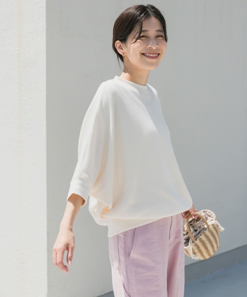 「URBAN RESEARCH DOORS」 ドルマンスリーブカットソー MEDIUM グリーン レディース