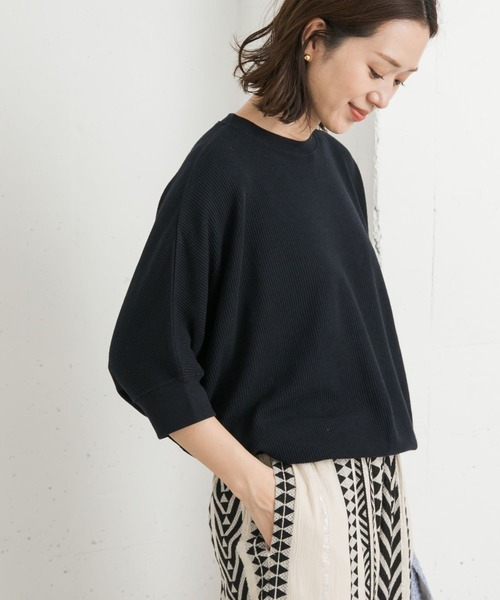 「URBAN RESEARCH DOORS」 ドルマンスリーブカットソー MEDIUM グリーン レディース