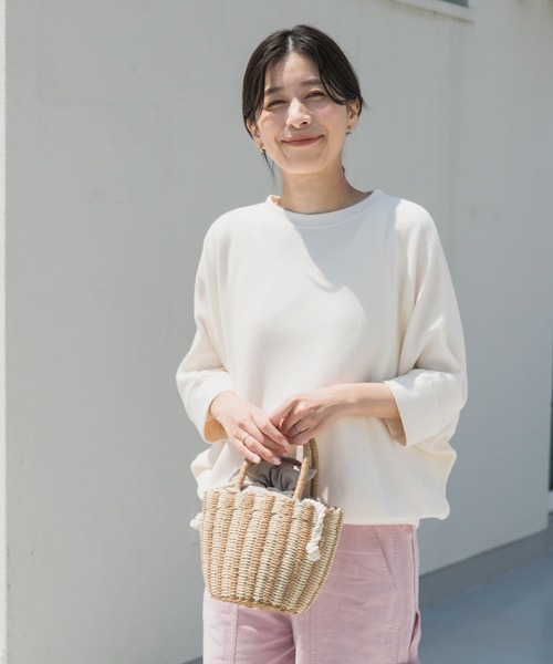 「URBAN RESEARCH DOORS」 ドルマンスリーブカットソー MEDIUM グリーン レディース