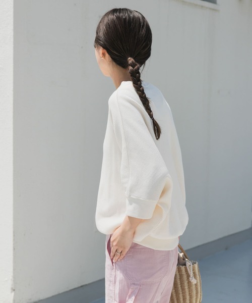 「URBAN RESEARCH DOORS」 ドルマンスリーブカットソー MEDIUM グリーン レディース