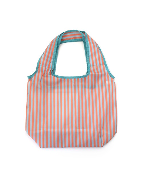 colleca la（コレカラ） エコバッグ ストライプショッピングエコバッグ