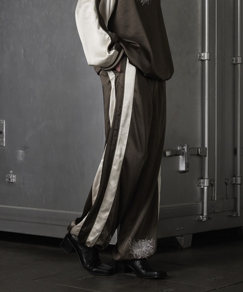 grancy スラックス グレー GRANCY スラックス 「GRANCY」Reverse LayeredDesign Slacks
