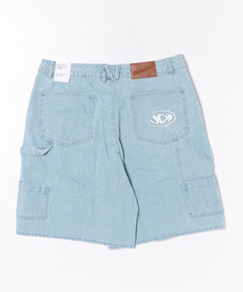 NIKE ショートデニムパンツ　ブルー Nike ナイキ デニムブルー ショートパンツ Mサイズ - メルカリ