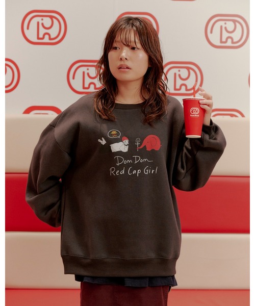 RED CAP GIRL（レッドキャプガール） トレーナー スウェット 「a-r