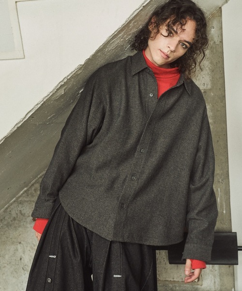 Casper John（キャスパージョン） シャツ Various loose shirts -wool