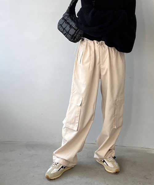 「chuclla」 カーゴパンツ M アイボリー レディース
