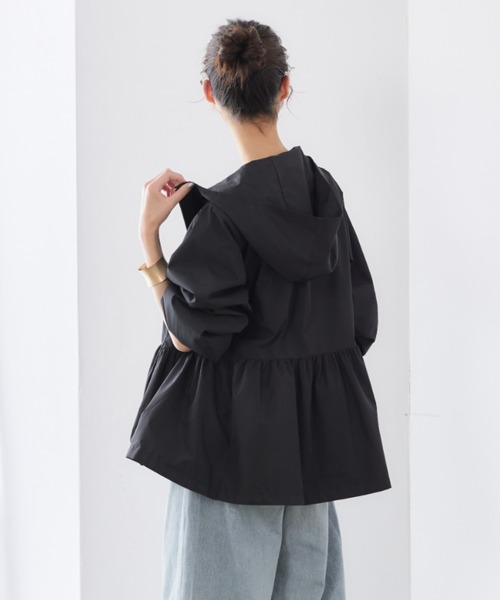 「RIRIYANO」 マウンテンパーカー MEDIUM ブラック レディース_画像4