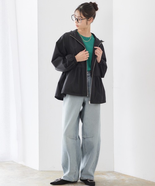 「RIRIYANO」 マウンテンパーカー MEDIUM ブラック レディース_画像9