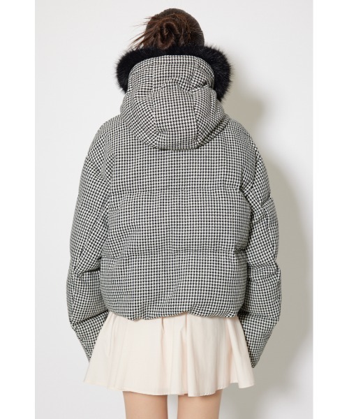 rienda（リエンダ） ダウンコート ダウンジャケット ツイードダウン