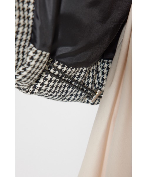 rienda（リエンダ） ダウンコート ダウンジャケット ツイードダウン