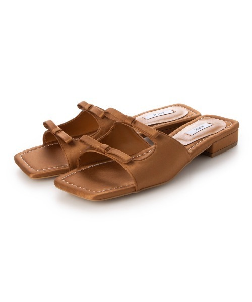 「EVOL」 フラットサンダル L キャメル レディース_画像7