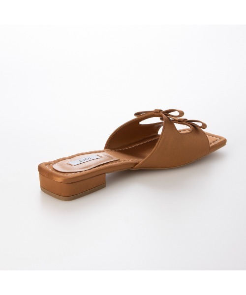 「EVOL」 フラットサンダル L キャメル レディース_画像9